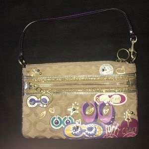 Coach Poppy Edition Wristlet